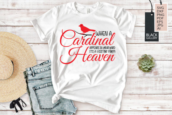 Cardinal Yard Graphics for Holiday Crafts