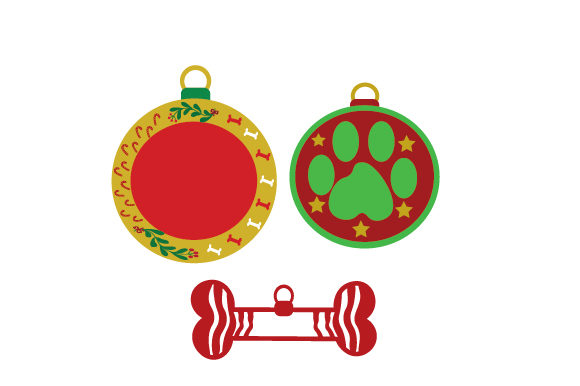 Christmas Bauble Pet Names for Crafts