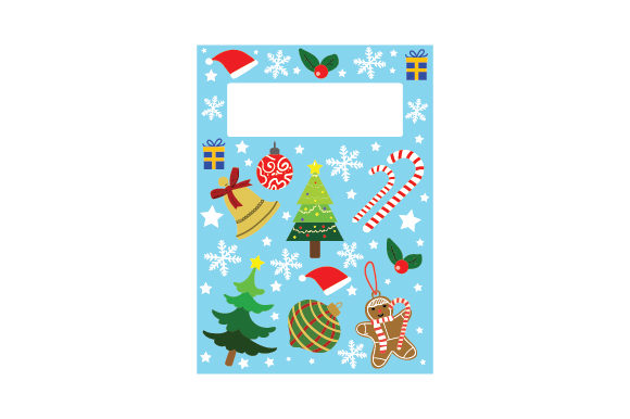 Christmassy Book Cover for Crafts & Christmas Design
