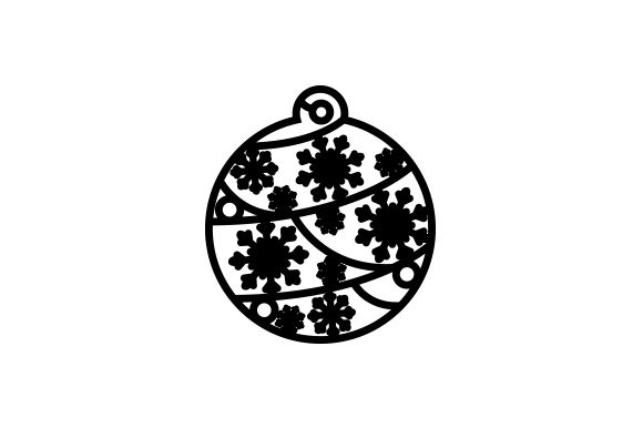 Elaborate Christmas Tree Ornament for Crafts