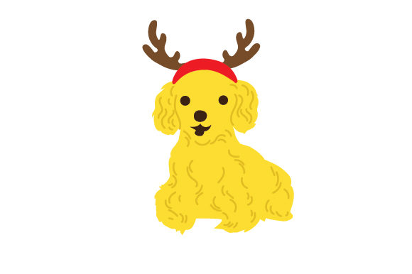 Goldendoodle with Reindeer Antlers: A Designer’s Review
