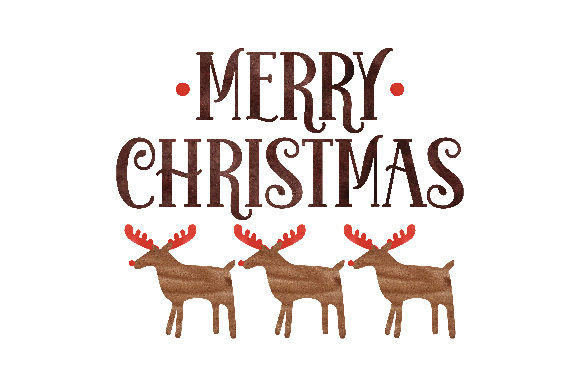 Merry Christmas with Watercolor Reindeer Crafts
