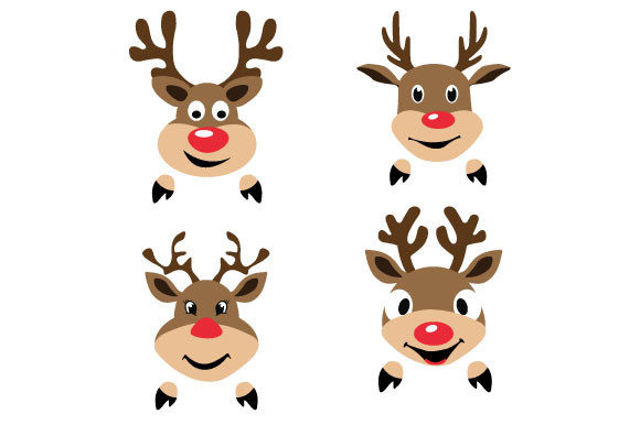 Reindeer Face SVG: Graphics & Print Templates Review