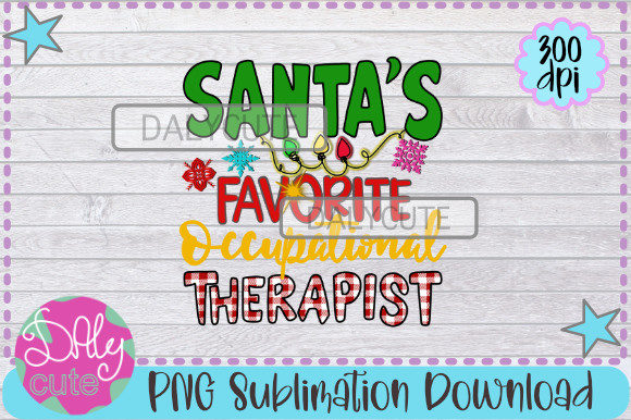 Santas Favorite Occupational PNG: Graphics & Print Templates
