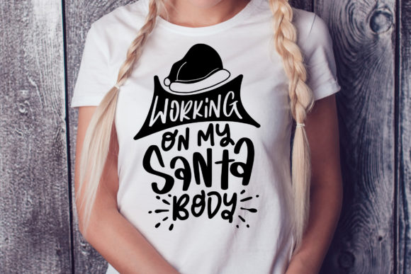 Working on My Santa Body SVG for Graphics and Crafts